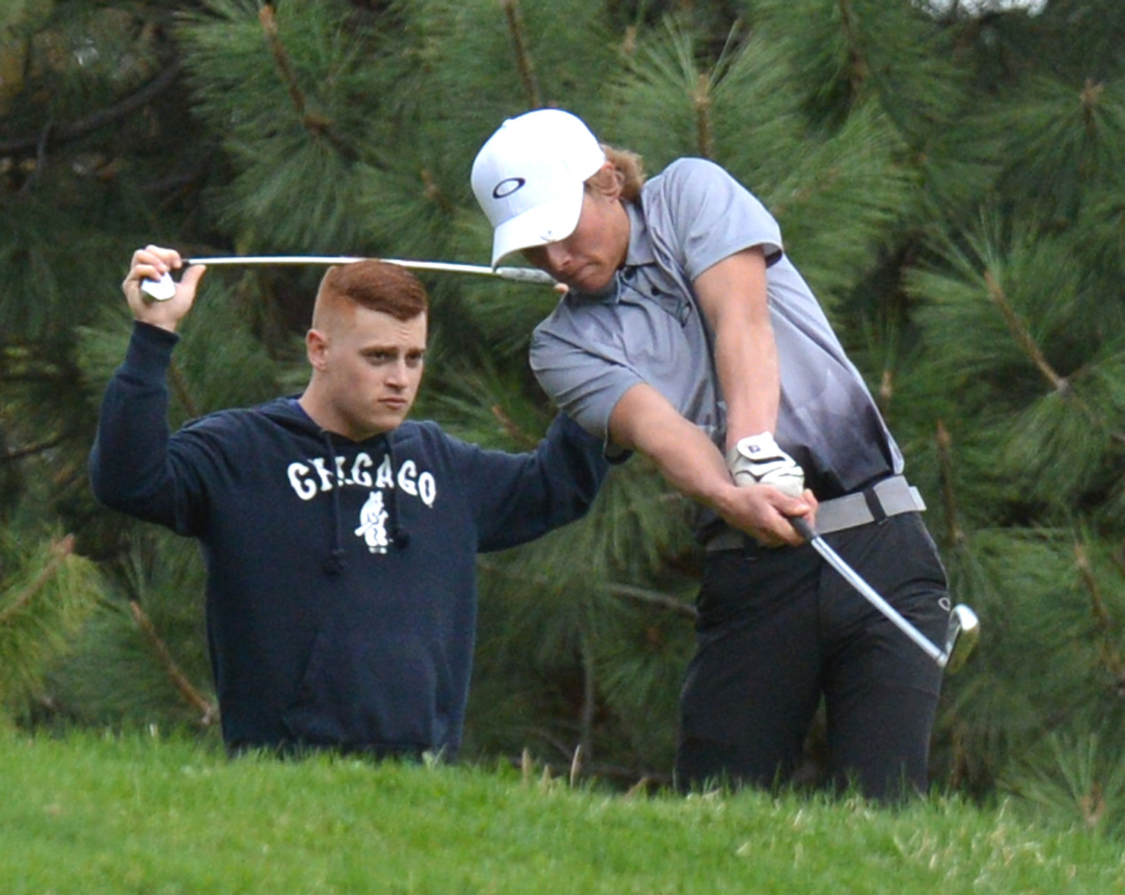 Jacob Stanley tees off